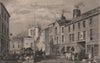 Market Place, Wigan. Parish Church of All Saints. Lancashire. HARWOOD 1829