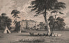 Roby Hall, Knowsley, Merseyside. Razed c1945. Now Bowring Park. HARWOOD 1829