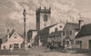 St. Elphin's Church, Warrington. Rebuilt 1859. Ring O'Bells Pub. HARWOOD 1829