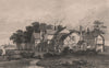 Hulme Hall, near Ordsall, Manchester. Demolished 1840. HARWOOD 1829 old print