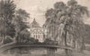 Foot's Cray Place, Kent. Lord Bexley. Demolished 1950. SHEPHERD 1829 old print