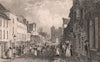 St Dunstan's Street and Westgate, Canterbury . Kent. SHEPHERD 1829 old print