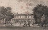 Loring Hall (originally North Cray Villa), Kent. SHEPHERD 1829 old print