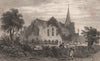 St John the Baptist church, Erith, Kent. Near Dartford. FUSSELL 1829 old print