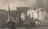 Kingsgate, Broadstairs, Isle of Thanet, Kent. Charles II landing. GASTINEAU 1829