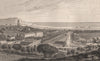 The barracks and town of Hythe. Kent. SHEPHERD 1829 old antique print picture