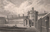 HM Prison, Maidstone. Kent. SHEPHERD 1829 old antique vintage print picture