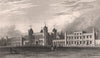 The Royal Military Academy, Woolwich. Kent. London. BARTLETT 1829 old print