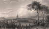 Faversham, Kent, showing St Mary of Charity Parish Church . BARTLETT 1829