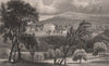 Sandlands. The seat of William Deedes Esq. near Hythe. Kent. SHEPHERD 1829