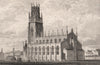 St. George the Martyr church, Ramsgate. Kent. SHEPHERD  1829 old antique print