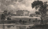 Mote House & Park, near Maidstone. Lord Romney. SHEPHERD 1829 old print