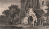 Church of St Martin, Great Mongeham, near Deal, Kent. GASTINEAU 1829 old print
