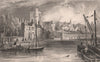 Maidstone. Archbishop's Palace. All Saints Church. Medway, Kent. BARTLETT 1829