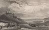 Dover Castle, Kent. CAMPION 1829 old antique vintage print picture