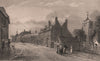Queenborough, Isle of Sheppey. Kent. BAYNES 1829 old antique print picture