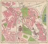 LIVERPOOL. Fazakerley Walton County Orrell Park 1949 old vintage map chart