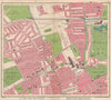 LIVERPOOL. Anfield Everton Tue Brook Newsham Park Breck Road 1949 old map