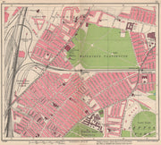 LIVERPOOL. Sefton Park Wavertree Toxteth Park 1949 old vintage map plan chart