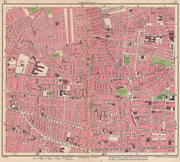 LIVERPOOL. Everton Vauxhall Grant Gardens 1949 old vintage map plan chart