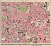LIVERPOOL. Edgehill Kensington Gardens Royal Liverpool Uni Hospital 1949 map
