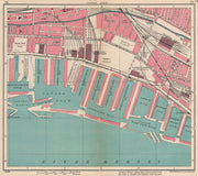 LIVERPOOL. Kirkdale Brocklebank/Canada/Huskisson/Sandon Docks 1949 old map