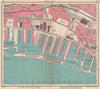 LIVERPOOL. Kirkdale Brocklebank/Canada/Huskisson/Sandon Docks 1949 old map