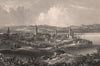 St. Andrews, Fife. Scotland 1845 old antique vintage print picture