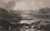 Loch Doon & Balloch Castle, Carrick, South Ayrshire. Scotland 1845 old print