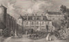 Falkland Palace, from the Courtyard. Fife. Scotland 1845 old antique print