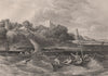 Wemyss Castle, Fife. Scotland 1845 old antique vintage print picture