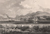 Newburgh, Fife, and River Tay. Scotland 1845 old antique vintage print picture