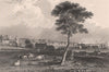 Anstruther, Fife. Scotland 1845 old antique vintage print picture