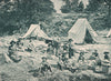 Indian Basket Makers on the St. Lawrence. Albertype print 1893 old