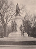 Lafayette Monument, Washington, D. C.. Albertype print 1893 old antique
