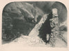 A Cliff Dwelling, Utah. Albertype print 1893 old antique vintage picture