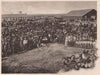 Census Taking at Standing Rock Agency, North Dakota. Albertype print 1893