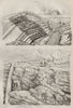 GEOLOGY. Géologie (Geology). Stratum 1834 old antique vintage print picture