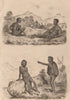 ETHIOPIAN RACE. Homme. Races Ethiopique. East Africa I 1834 old antique print