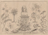 CARL LINNAEUS. Linnée. Botany Zoology Science 1834 old antique print picture