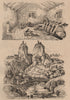 IDAR-OBERSTEIN. Town view. Gemstone (agate/jasper) cutting polishing mill 1834