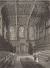 House of Lords, London c1880 old antique vintage print picture