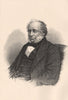 Sir Charles Barry c1880 old antique vintage print picture