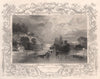 'View near Hurley'. Berkshire. Decorative view by William TOMBLESON 1835 print