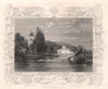 'Bisham Abbey'. Berkshire. Decorative view by William TOMBLESON 1835 old print