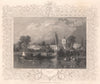 'Bray, Bucks'. Now in Berkshire. Decorative view by William TOMBLESON 1835