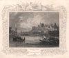 'Windsor Castle'. Berkshire. Decorative view by William TOMBLESON 1835 print
