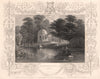 'Garrick's Villa, at Hampton'. London. Decorative view by Wm TOMBLESON 1835