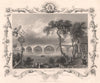 'Kew Bridge'. London. Decorative view by William TOMBLESON 1835 old print