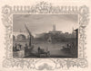 'Southwark'. London. Decorative view by William TOMBLESON 1835 old print
